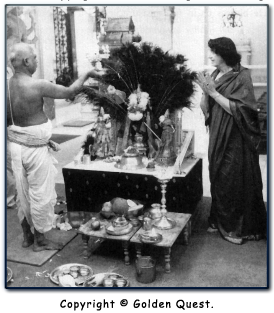 Hilda at Skanda Puja in the Hindu Temple, Queens, New York